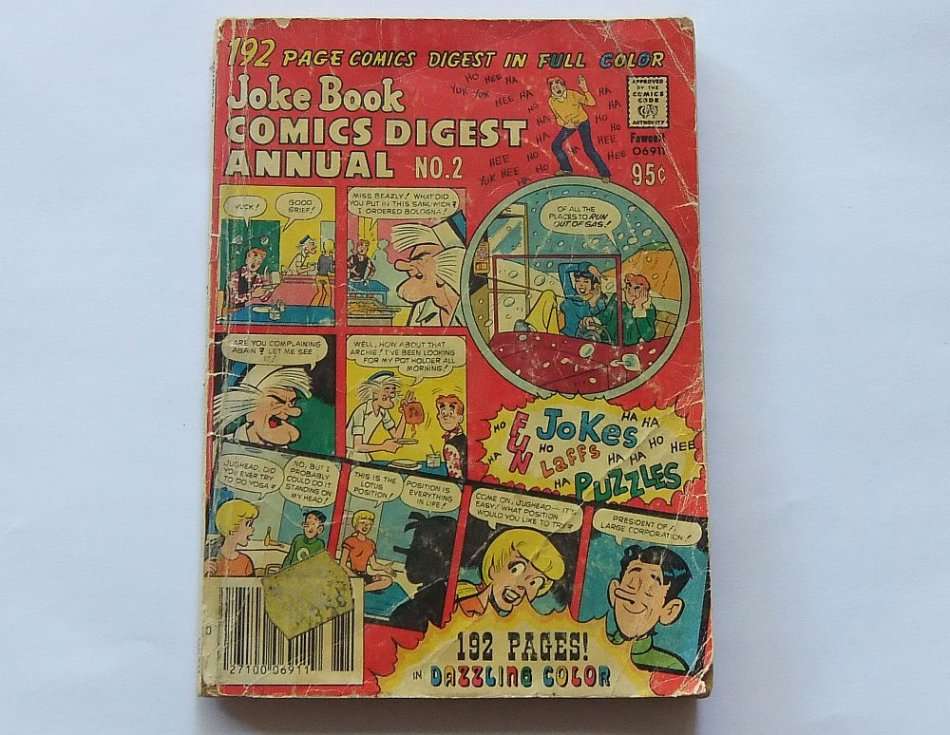 1978 VINTAGE COMICS DIGEST "" JOKE BOOK ""  NO 2 !! FREE COMBINING !!....ALL THE FAVORITES !!