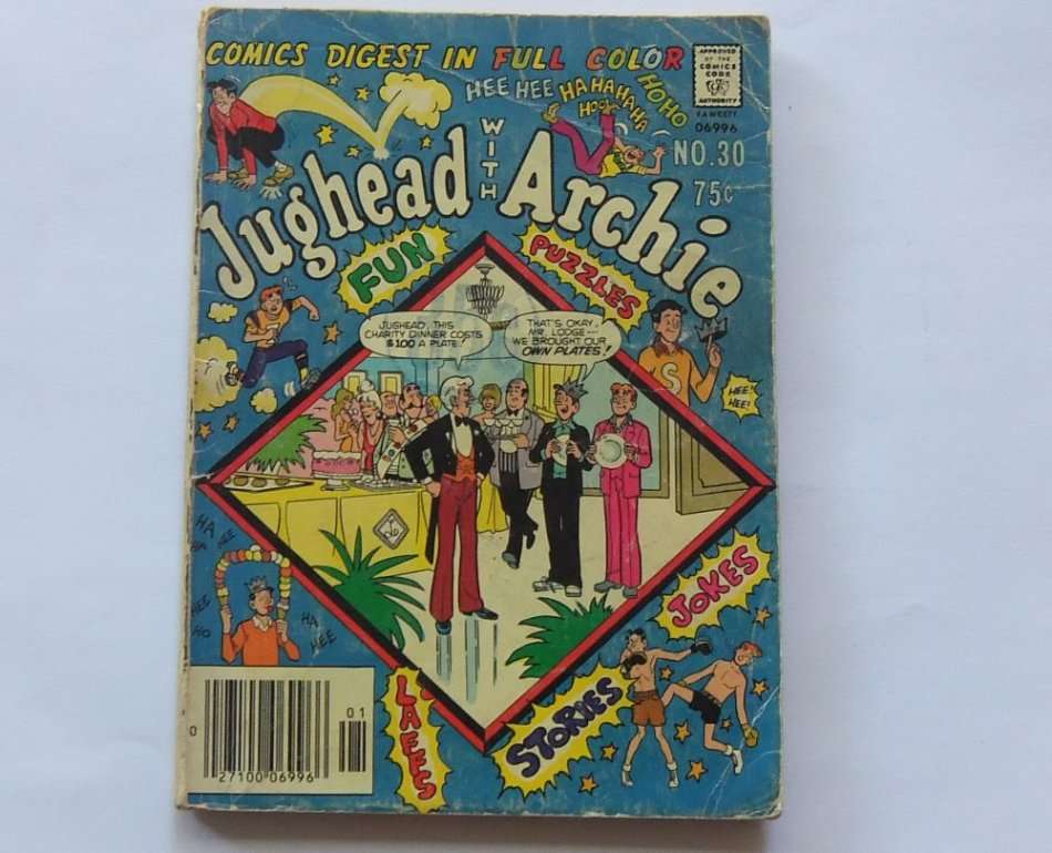 JANUARY 1979 VINTAGE COMICS DIGEST "" JUGHEAD WITH ARCHIE ""  NO 30 !! FREE COMBINING !!