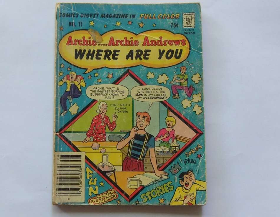 AUGUST 1979 VINTAGE COMICS DIGEST "" ARCHIE ANDREWS ""  NO 11 !! FREE COMBINING !!