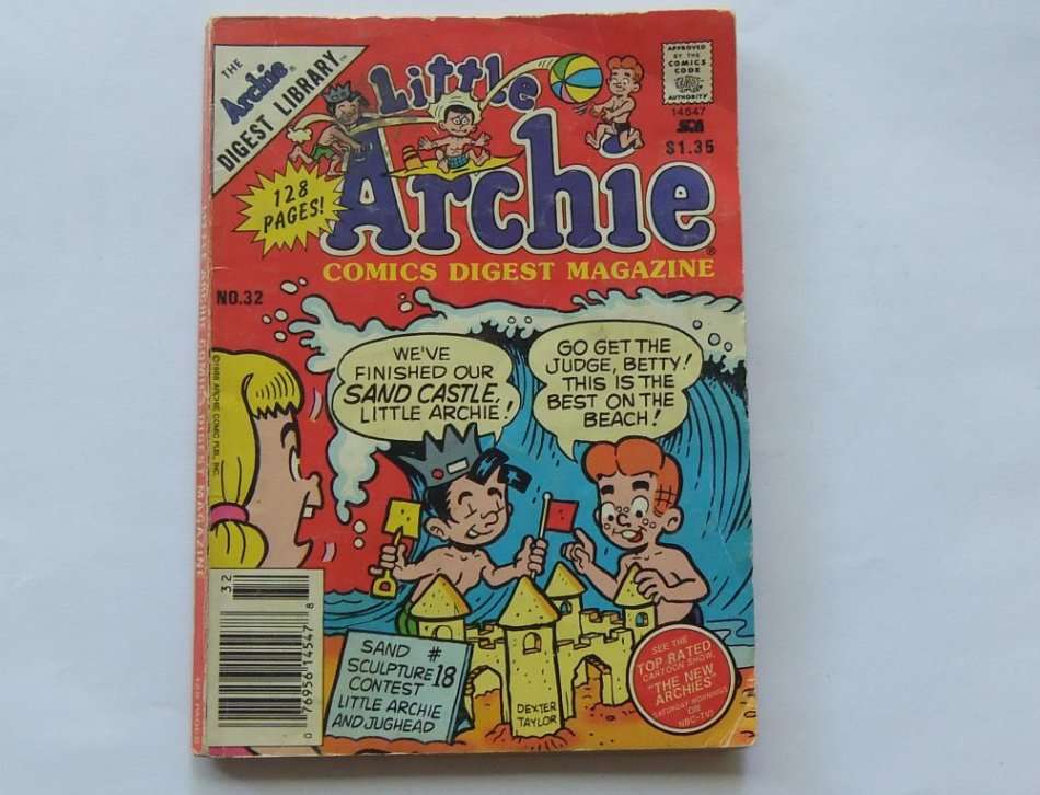 SEPTEMBER 1988 VINTAGE COMICS DIGEST "" ARCHIE ""  NO 32 !! FREE COMBINING !!