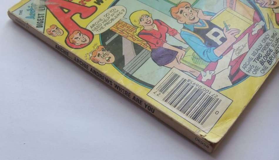 AUGUST 1983 VINTAGE COMICS DIGEST "" ARCHIE ANDREWS ""  NO 27 !! FREE COMBINING !!