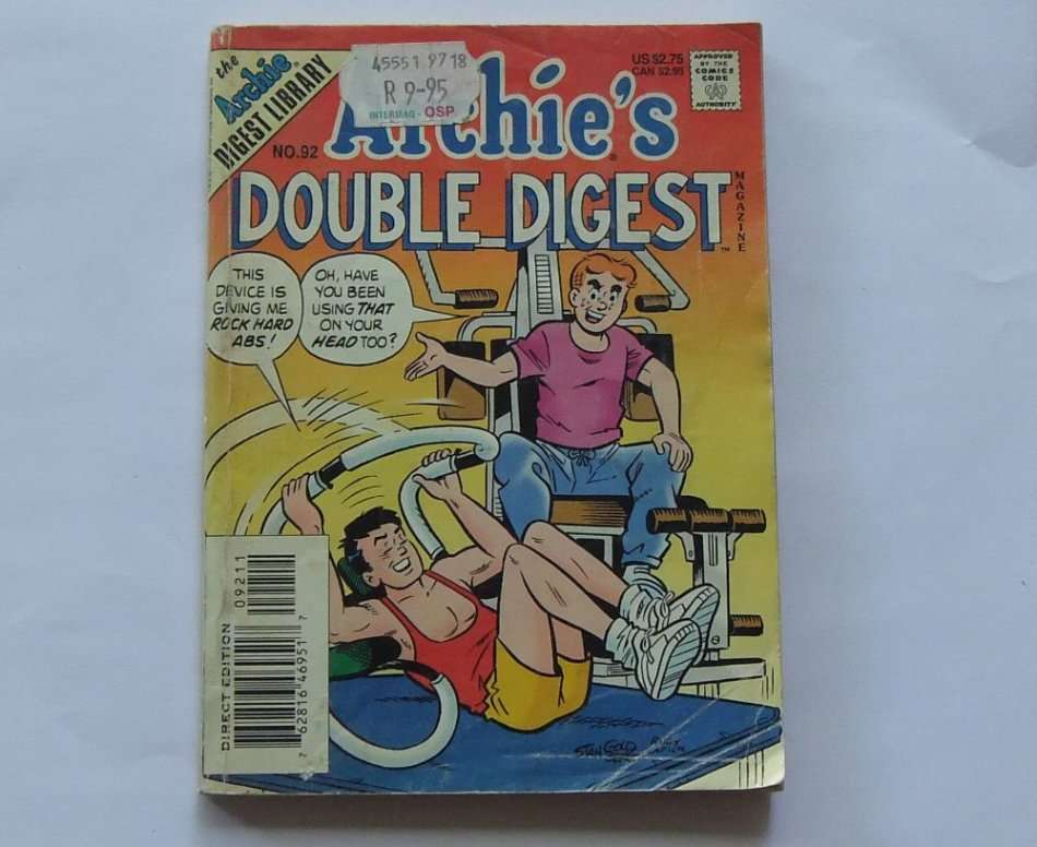 MAY 1997 VINTAGE COMICS DIGEST "" ARCHIE`S DOUBLE DIGEST ""  NO 92 !! FREE COMBINING !!