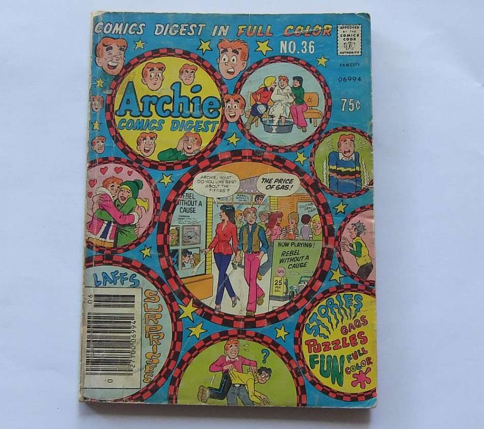 JUNE 1979 VINTAGE COMICS DIGEST "" ARCHIE ""  NO 36 !! FREE COMBINING !!