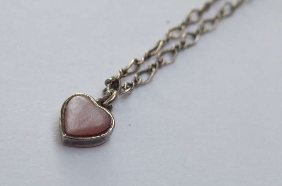 SWEET PAIR !! A DAINTY STERLING SILVER ANKLET AND STERLING SILVER BRACELET WITH HEARTS !! MUST SEE !