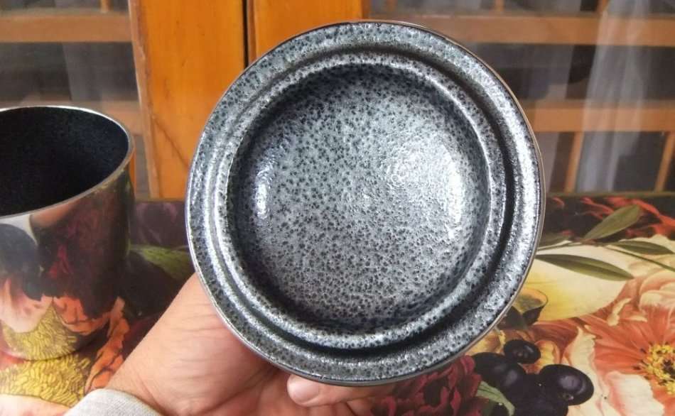 WOW !! AWESOME FIND !! A SUPERB GENUINE CARROL BOYES LIDDED CONDIMENT HOLDER IN GREAT CONDITION !!