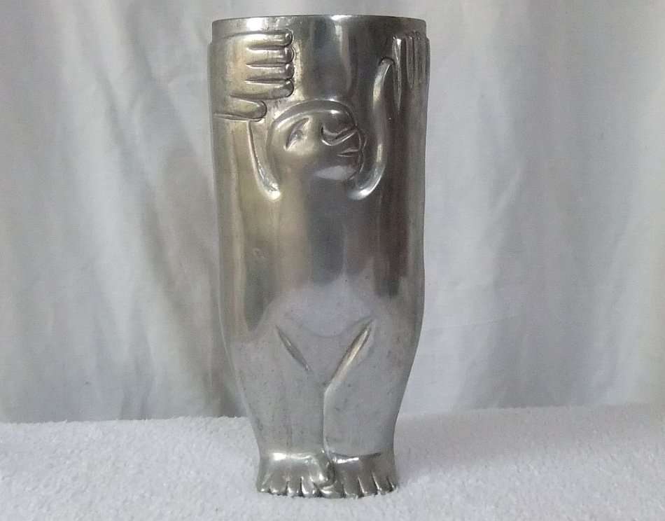 WOW !! A FANTASTIC FAT VINTAGE CARROL BOYES ""MAN"" VASE !! A MUST HAVE !! SEE PICS !!