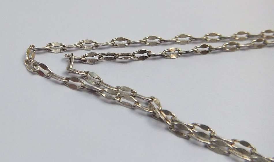 A CLASSY FILIGREE LOOK STERLING SILVER BUTTERFLY PENDANT WITH A UNIQUE STERLING SILVER NECKLACE !!