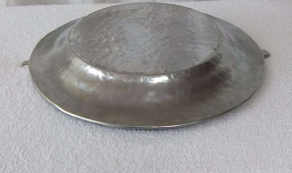 SIGNED - A LARGE HEAVY VINTAGE GENUINE CARROL BOYES MAN / WOMAN THEME PLATTER