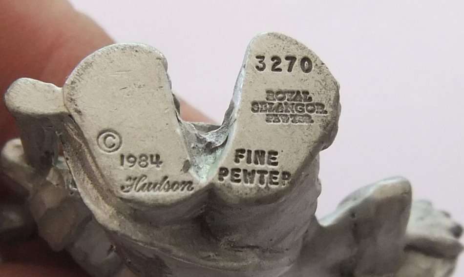 A VINTAGE 1984 PEWTER FIGURE BY ROYAL SELANGOR