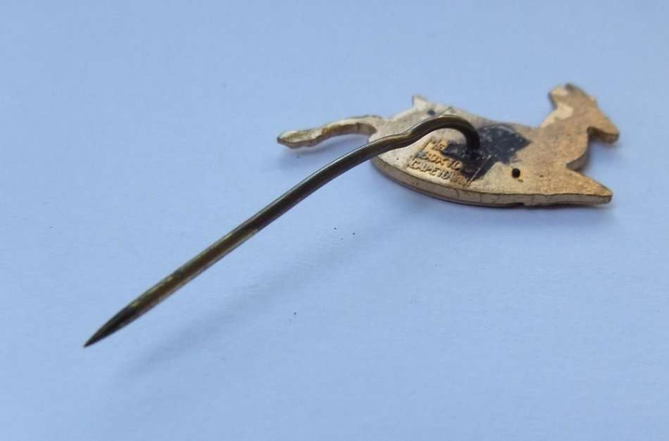 1960 SOUTH AFRICA SPRINGBOK TOURING LAPEL PIN