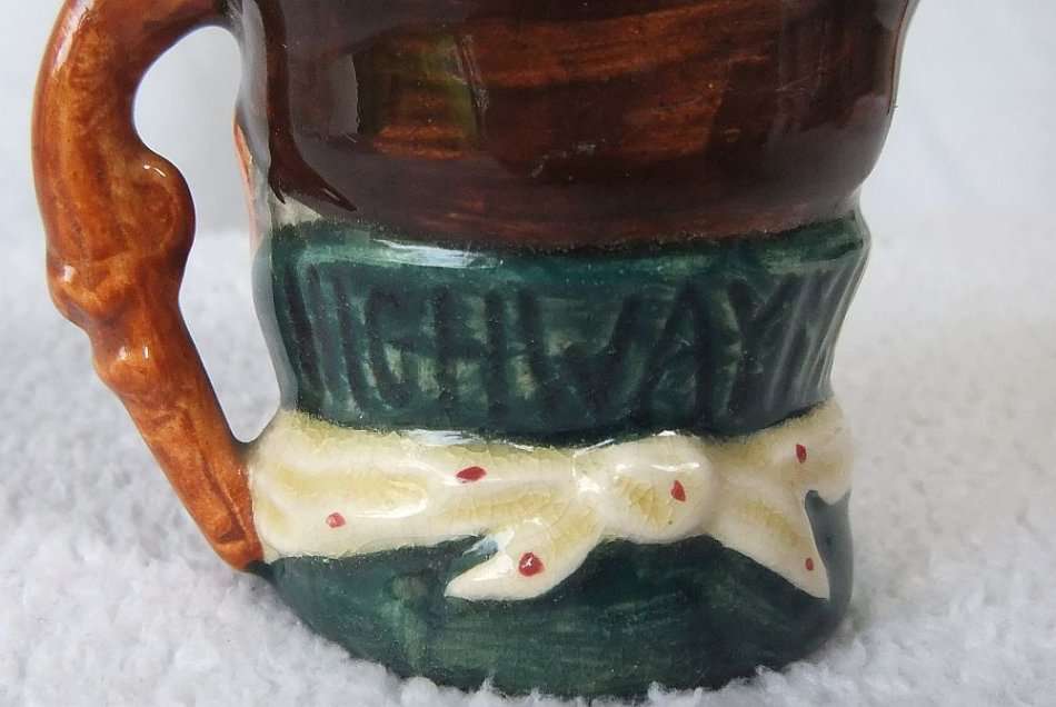 A TOTALLY COOL VINTAGE ""HIGHWAYMAN"" CHARACTER JUG BY SANDLAND WARE ENGLAND !! NO DAMAGE !! WOW !!