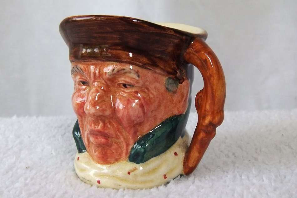 A TOTALLY COOL VINTAGE ""HIGHWAYMAN"" CHARACTER JUG BY SANDLAND WARE ENGLAND !! NO DAMAGE !! WOW !!