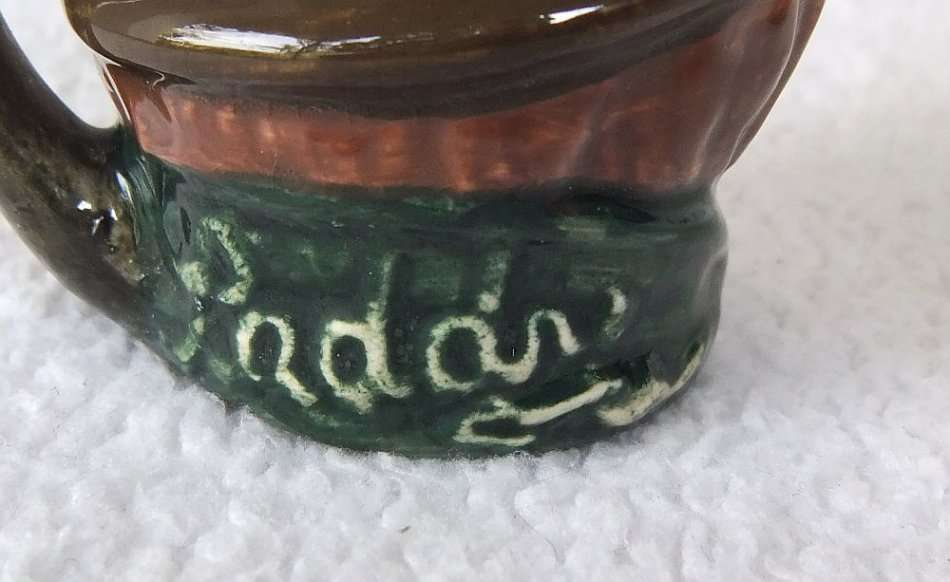 AN EARLIER 1900`S CHARACTER JUG ENTITLED "PADDY" MADE BY ROYAL DOULTON OF ENGLAND !! NO DAMAGE !!