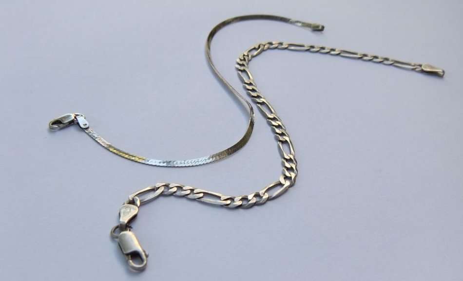 FOR HIM AND HER !! TWO STERLING SILVER BRACELETS !! FULLY TESTED !! BID FOR BOTH !!