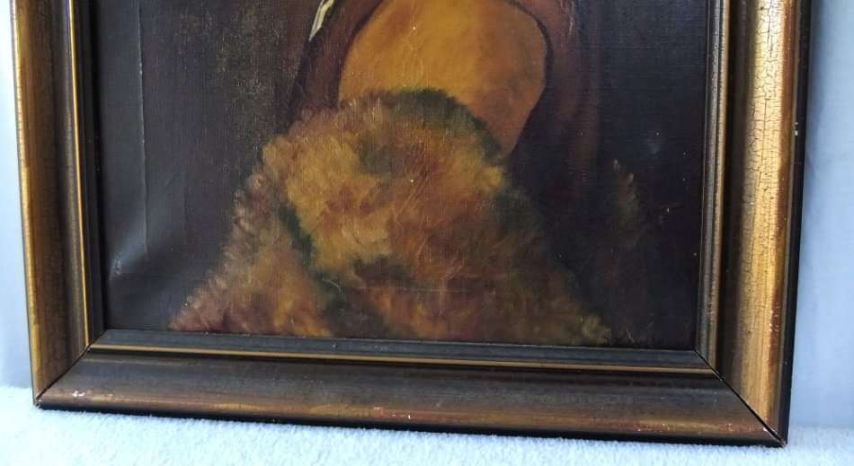 WOW !! A MAGNIFICENT ANTIQUE ORIGINAL OIL ON CANVAS SIGNED BY THE ARTIST D.DINGLE DATED 76...1876 !!