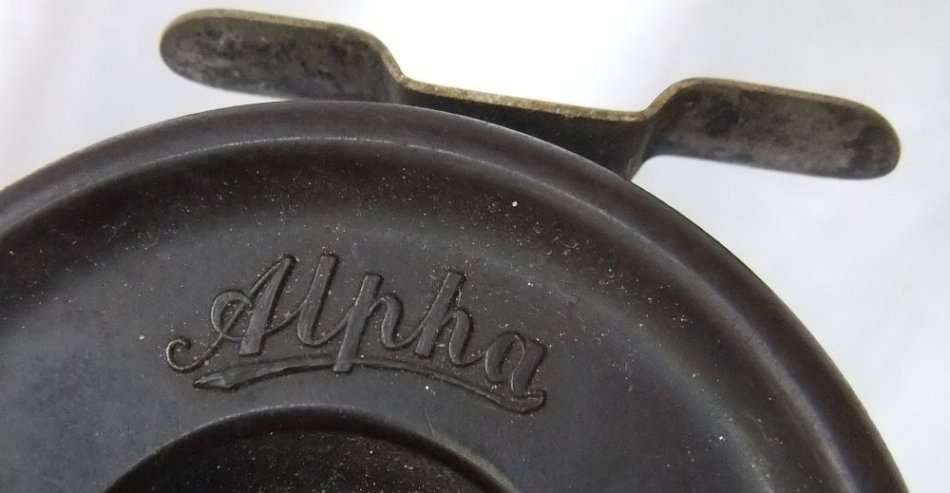 A JOBLOT OF THREE VINTAGE FISHING REELS IN VARYING CONDITIONS !! ALPHA / J.W YOUNG & SONS !! COOL !!