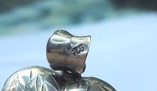 FOR HIM AND HER !! A SOLID STERLING SILVER ST CHRISTOPHER AND A HOLLOW HEART PENDANT !! TAKE BOTH !!