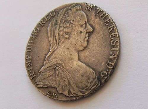WOW !! AN AMAZING SOLID SILVER AUSTRIAN MARIA THERESA THALER DATED 1780 WITH STUNNING DETAIL !! LOOK