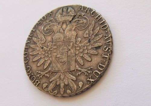 WOW !! AN AMAZING SOLID SILVER AUSTRIAN MARIA THERESA THALER DATED 1780 WITH STUNNING DETAIL !! LOOK