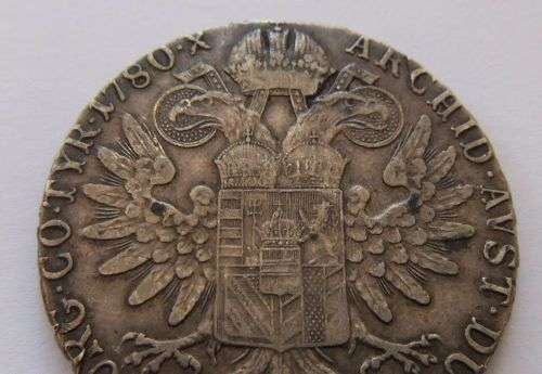 WOW !! AN AMAZING SOLID SILVER AUSTRIAN MARIA THERESA THALER DATED 1780 WITH STUNNING DETAIL !! LOOK
