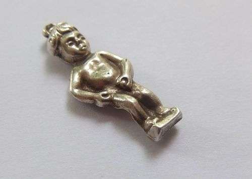 WOW !! 3 SPECIAL STERLING SILVER CHARMS !! 2 PIECE BIKINI - BOY FROM BRUSSELS AND WISE MONKEYS !!