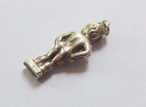 WOW !! 3 SPECIAL STERLING SILVER CHARMS !! 2 PIECE BIKINI - BOY FROM BRUSSELS AND WISE MONKEYS !!