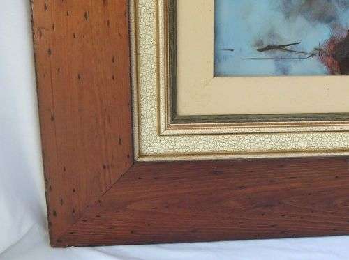 WOW !! WOW !! A MAGNIFICENT HUGE ORIGINAL OIL ON BOARD PAINTING OF A LION CUB !! WORTH THOUSANDS !!