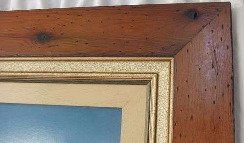 WOW !! WOW !! A MAGNIFICENT HUGE ORIGINAL OIL ON BOARD PAINTING OF A LION CUB !! WORTH THOUSANDS !!