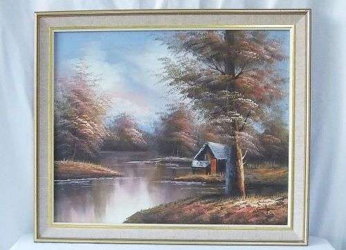 WOW !! A BEAUTIFULLY PAINTED ORIGINAL OIL ON BOARD PAINTING SIGNED BY THE ARTIST ` COOPER `