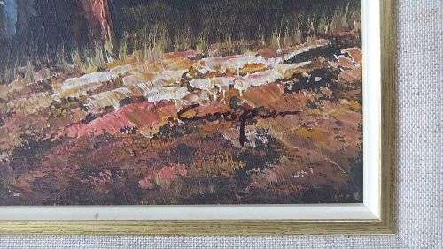 WOW !! A BEAUTIFULLY PAINTED ORIGINAL OIL ON BOARD PAINTING SIGNED BY THE ARTIST ` COOPER `