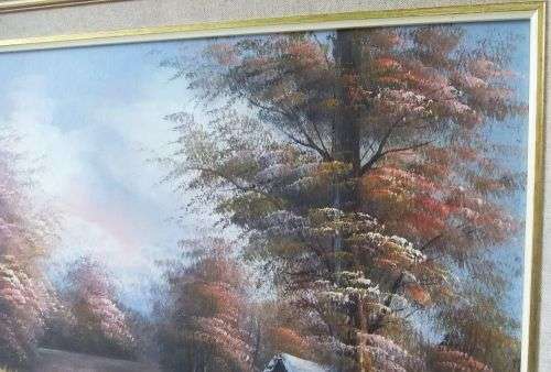 WOW !! A BEAUTIFULLY PAINTED ORIGINAL OIL ON BOARD PAINTING SIGNED BY THE ARTIST ` COOPER `