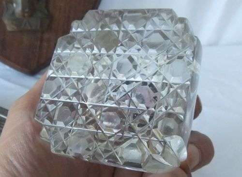 THREE OLD ITEMS FROM THE DECEASED ESTATE OF A VETERAN - SAI PLAQUE / INK POT / RAZOR SHARPENER !!