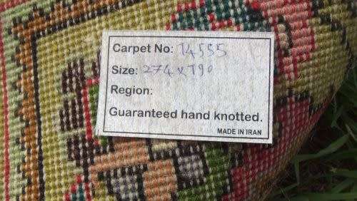 A STUNNING OLD PERSIAN RUG IN EXCELLENT CONDITION - BEAUTIFUL PATTERNS - SIZE : 2740 x 1900 mm