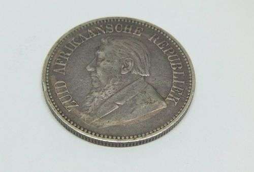 R1 START !!  1895 TWO AND A HALF SHILLINGS OF THE ``Z.A.R ``- STERLING SILVER !! FREE COMBINING !!