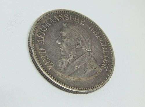 R1 START !!  1895 TWO AND A HALF SHILLINGS OF THE ``Z.A.R ``- STERLING SILVER !! FREE COMBINING !!