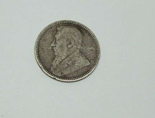 R1 START !!  AN 1893 SIXPENCE COIN OF THE ``Z.A.R `` - STERLING SILVER !! FREE COMBINING !!