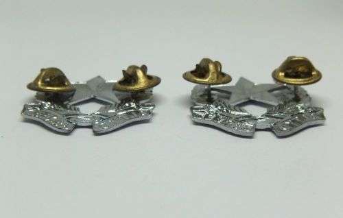 R1 START !! A PAIR OF VINTAGE SANDF BADGES - REGIMENT BOTHA !! FREE COMBINING !!