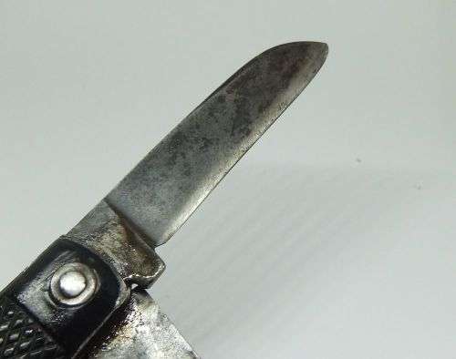 R1 START !! A TOTALLY COOL RARE WW2 MILITARY STAMPED POCKET KNIFE DATED 1940 !! FREE COMBINING !!