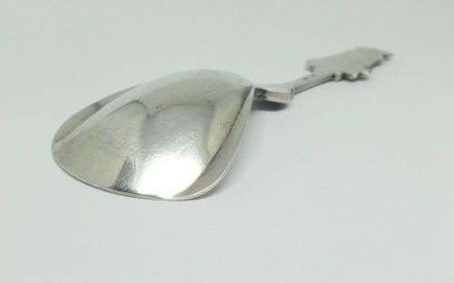 R1 START !! A VERY SOLID DUTCH SILVER .835 SPOON WITH DEVENTER CREST MOTIF !! STAMPED !! WOW !!