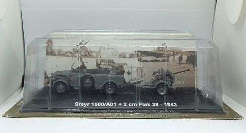 R1 START !! A HIGHLY DETAILED MODEL OF THE STEYR 1500/AO1 + 2CM FLAK 38 - 1943 MILITARY VEHICLE !!