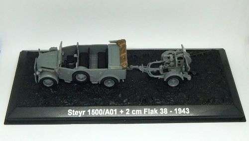 R1 START !! A HIGHLY DETAILED MODEL OF THE STEYR 1500/AO1 + 2CM FLAK 38 - 1943 MILITARY VEHICLE !!