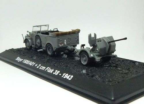 R1 START !! A HIGHLY DETAILED MODEL OF THE STEYR 1500/AO1 + 2CM FLAK 38 - 1943 MILITARY VEHICLE !!