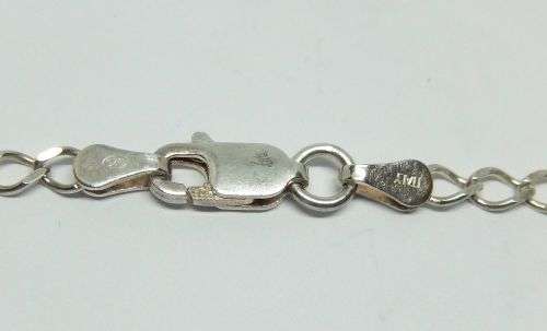 A TOTALLY AWESOME CABOCHON LAPIS LAZULI SET STERLING SILVER LOCKET WITH STERLING SILVER CHAIN !! WOW