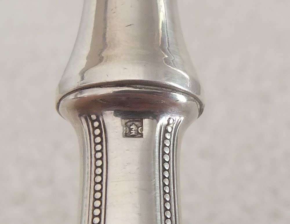 RARE FIND !! A VINTAGE FRENCH SILVERPLATE CRUMB TRAY AKA DUMB OR SILENT WAITER BY CHRISTOFLE !! WOW