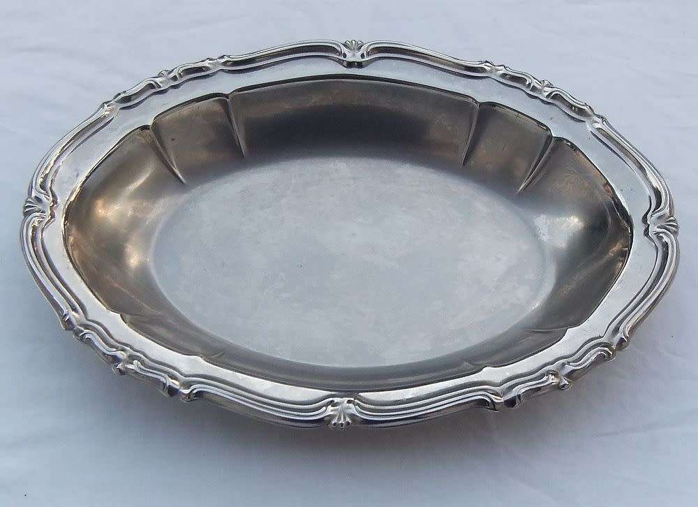 WOW !! A STUNNING VINTAGE DESIGNER SERVING DISH BY ITALIAN MAKER ALFRA ALESSI WITH ORIGINAL STICKER