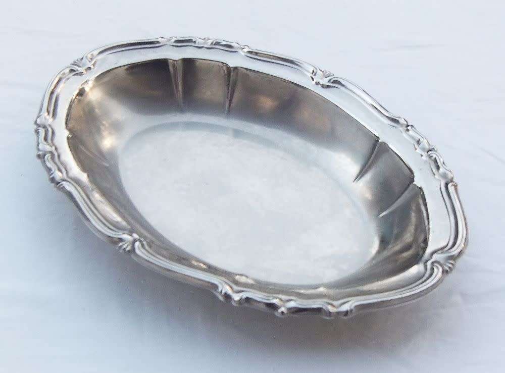 WOW !! A STUNNING VINTAGE DESIGNER SERVING DISH BY ITALIAN MAKER ALFRA ALESSI WITH ORIGINAL STICKER