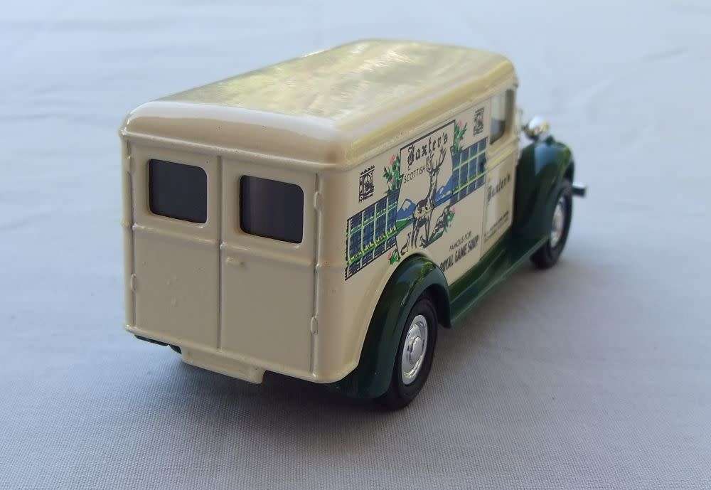 A VINTAGE DIE CAST METAL MODEL OF THE 1937 FOURGONNETTE GMC VAN BY MATCHBOX