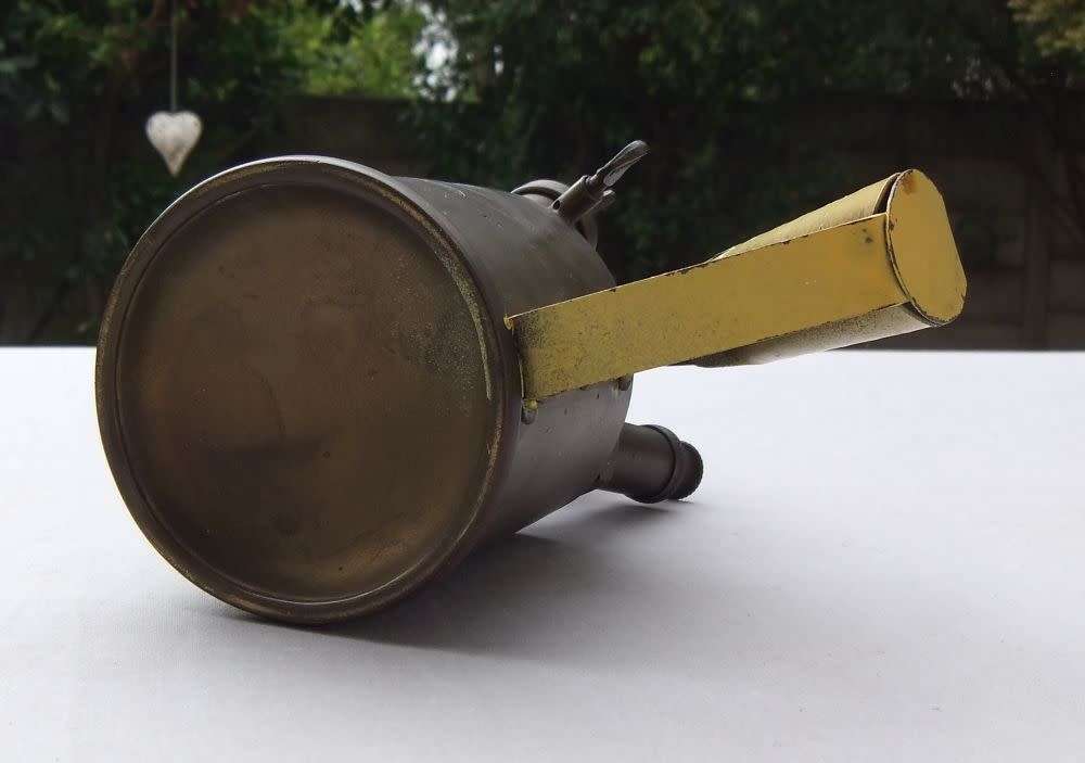 HARD TO FIND !! AN OLD 1930`S / 40`S OPTIMUS 411 BRASS BLOW LAMP ( TORCH ) MADE IN STOCKHOLM SWEDEN