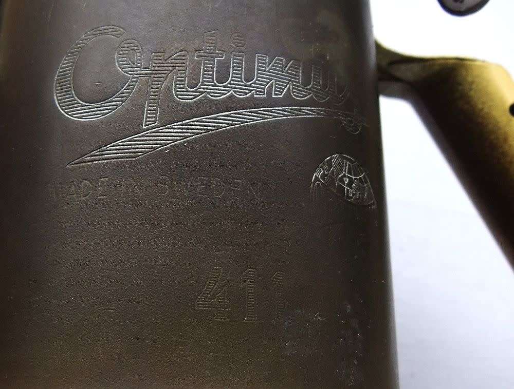 HARD TO FIND !! AN OLD 1930`S / 40`S OPTIMUS 411 BRASS BLOW LAMP ( TORCH ) MADE IN STOCKHOLM SWEDEN
