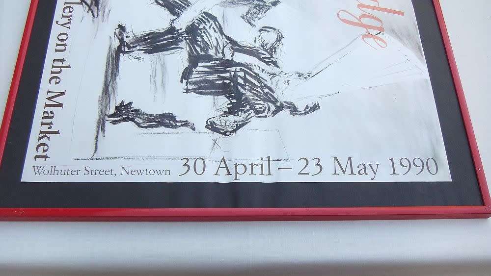 Rare find !! A poster from a William Kentridge exhibition held in Newtown JHB during May 1990